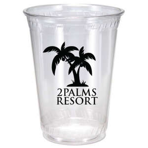 Custom Promotional Clear Plastic Cup - 12/14 oz.