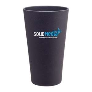 16 oz Bamboo Eco Pint Tumbler Black