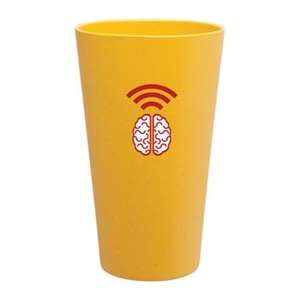 16 oz Bamboo Eco Pint Tumbler Yellow, Sunflower