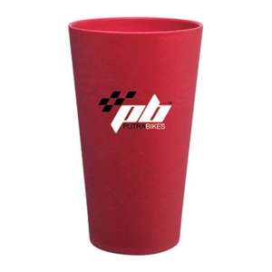 16 oz Bamboo Eco Pint Tumbler Red