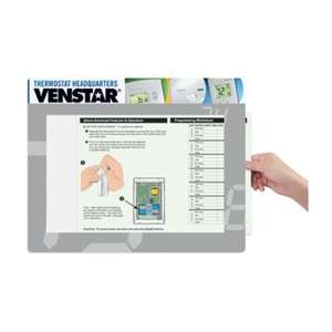 Custom Promotional Super Duty Vynex Surface Counter Mat with Window - 1/8" Thickness - 16" x 20"