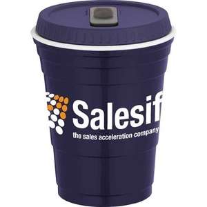 Game Day Cup with Lid - 16 oz. Blue, Navy