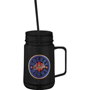 Game Day Mason Jar - 24 oz. Black