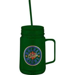 Game Day Mason Jar - 24 oz. Green