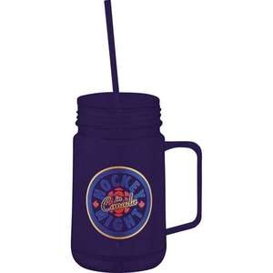 Game Day Mason Jar - 24 oz. Blue