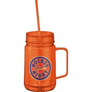 Game Day Mason Jar - 24 oz. Orange