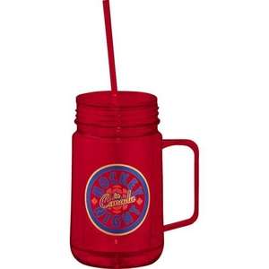Game Day Mason Jar - 24 oz. Red