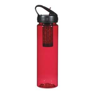 25 oz. Freedom Filter Bottle Red, Translucent
