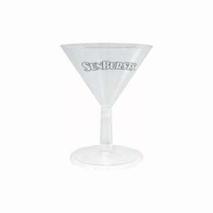 Custom Promotional 2 oz. Clear Mini Martini Sampler - 2 Piece