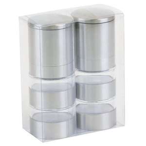 Salt & Pepper Mill Set with Interchangeable Containers