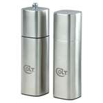 Logo Lifestyle Gifts - 7" Stainless Steel Pepper Mill and Salt Shaker