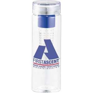 Fruiton BPA Free Infuser Bottle - 25oz Clear/Blue