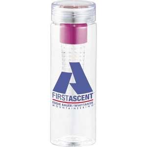 Fruiton BPA Free Infuser Bottle - 25oz Clear/Purple