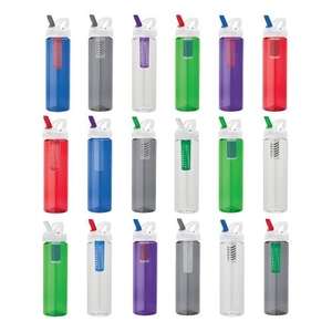 25 oz. PET Bottle with Flip Spout & Infuser 