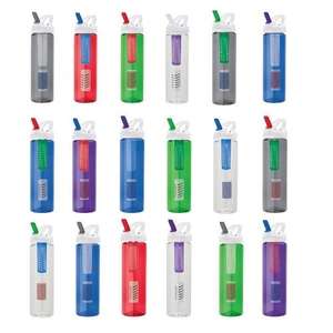 25oz. PET Bottle with Flip Spout with Infuser & Filter