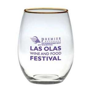15 oz. Stemless White Wine Glass 
