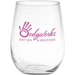 Personalized Glass & Stemware - 17 oz. Vina Stemless White Wine Glass