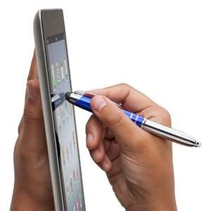 Ballpoint Pen, Stylus & LED Light 