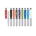 Custom Tablet/iPad Accessories - Ballpoint Pen, Stylus & LED Light