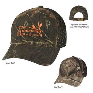 Custom Promotional Hunter's Retreat Mesh Back Camouflage Cap