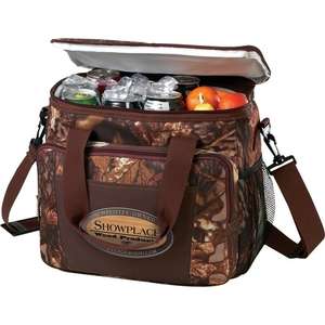 Custom Promotional 16 Can Camo Cooler Bag
