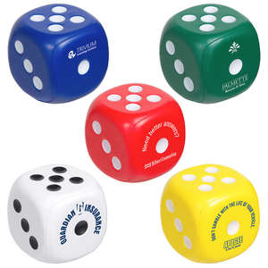 Custom Promotional Dice Stress Ball