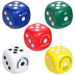 Custom Toy & Yo-Yo Stress Balls - Dice Stress Ball