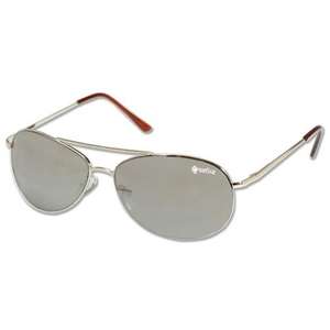 Stealth Aviator Sunglasses Silver, Metallic