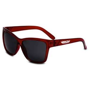 Tall Hipster Sunglasses Red, Translucent