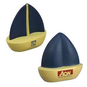 Custom Promotional Sailboat Stress Ball