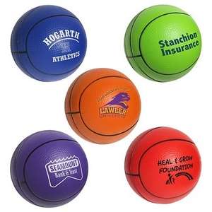 Custom Promotional Basketball Stress Ball II