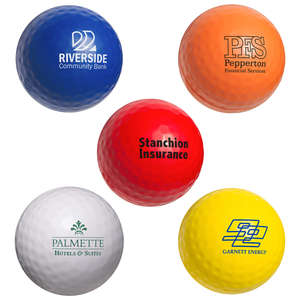 Custom Promotional Golf Ball Stress Ball