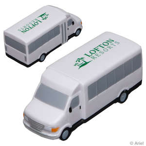 Custom Promotional Shuttle Bus Stress Ball