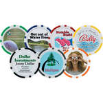 Promotional Golf Tools & Accessories - Poker Chip Ball Marker
