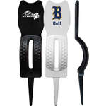 Imprinted Golf Tools & Accessories - Crosshairs Ergo Green Divot Tool