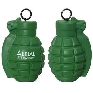 Custom Promotional Vibrating Grenade Stress Ball