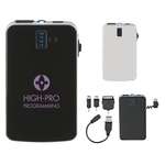 Personalized Power Adapters & Charging Stations - Portable Charger with LED Light