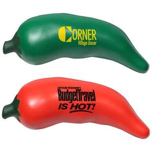 Custom Promotional Chili Pepper Stress Ball