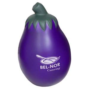 Custom Promotional Eggplant Stress Ball