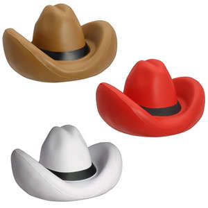 Custom Promotional Cowboy Hat Stress Ball