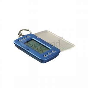 Traveling Time & Temp Keychain 