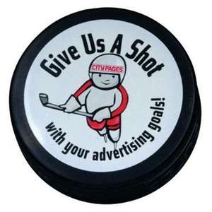 Custom Promotional Official Hockey Puck