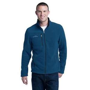 Eddie Bauer Full Zip Fleece Jacket Blue, Deep Sea