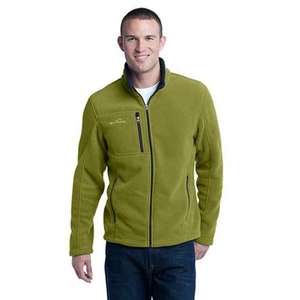 Eddie Bauer Full Zip Fleece Jacket Green, Palm