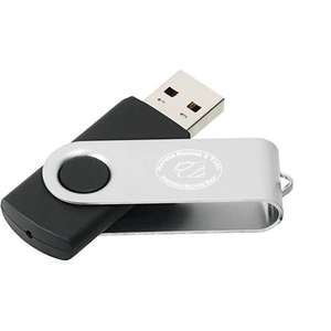 Memory XPS Rotate USB Flash Drive - 2GB Black