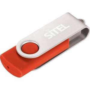 Memory XPS Rotate USB Flash Drive - 2GB Red, Bright Similar to PMS-485