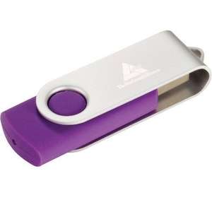 Memory XPS Rotate USB Flash Drive - 2GB Purple Similar to PMS-2602