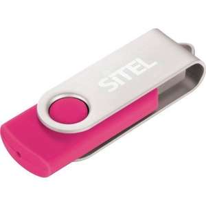Memory XPS Rotate USB Flash Drive - 2GB Magenta
