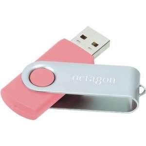 Memory XPS Rotate USB Flash Drive - 2GB Pink Similar to PMS-708