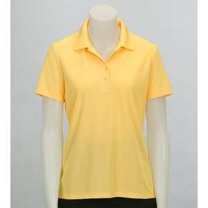 Women's Play Dry Performance Mesh Polo Yellow, Core